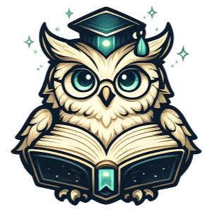 Manynote Reader owl reading a book